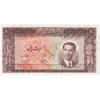 اسکناس 20 ریال 1330 - تک - AU53 - محمد رضا شاه