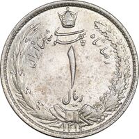 سکه 1 ریال 1313 - MS63 - رضا شاه