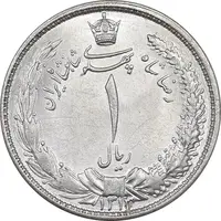 سکه 1 ریال 1313 - MS63 - رضا شاه