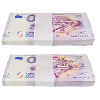 دو بسته اسکناس 0 یورو 2022 - اسکیت سرعت مسیر کوتاه و اسکیت آزاد زمستانی - سریال یکسان - UNC - ایتالیا