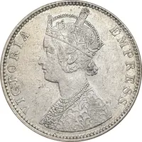 سکه 1 روپیه 1901 ویکتوریا - AU53 - هند