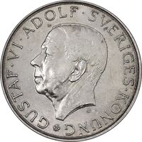 سکه 10 کرون 1972 گوستاو ششم - MS61 - سوئد