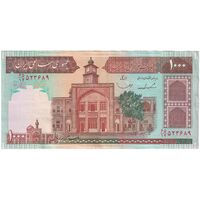 اسکناس 1000 ریال (ایروانی - قاسمی) فیلیگران بدون خط یقه - تک - EF45 - جمهوری اسلامی