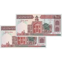 اسکناس 1000 ریال (محمدخان - نوربخش) - جایگزین - جفت - UNC64 - جمهوری اسلامی