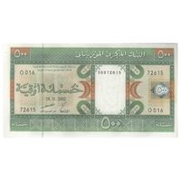 اسکناس 500 اوقیه 2002 جمهوری اسلامی - تک - UNC61 - موریتانی