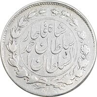 سکه 1000 دینار 1328 خطی - VF30 - احمد شاه
