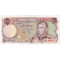 اسکناس 1000 ریال (انصاری - یگانه) - تک - EF45 - محمد رضا شاه