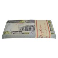 بسته اسکناس 500 ریال (نوربخش - عادلی) شماره بزرگ - امضاء کوچک - شماره دوقلو - UNC - جمهوری اسلامی