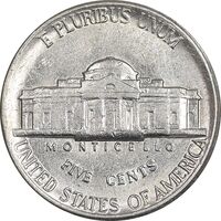 سکه 5 سنت 1985P جفرسون - AU55 - آمریکا