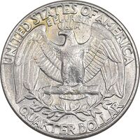 سکه کوارتر دلار 1992P واشنگتن - AU50 - آمریکا