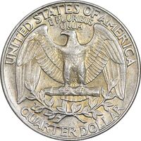 سکه کوارتر دلار 1991D واشنگتن - AU55 - آمریکا