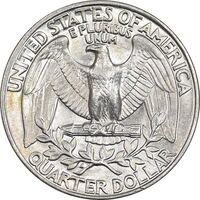 سکه کوارتر دلار 1979D واشنگتن - MS61 - آمریکا