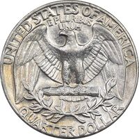 سکه کوارتر دلار 1974 واشنگتن - AU55 - آمریکا