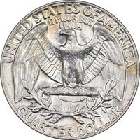 سکه کوارتر دلار 1974 واشنگتن - MS61 - آمریکا