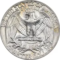 سکه کوارتر دلار 1974 واشنگتن - MS61 - آمریکا