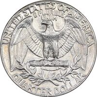 سکه کوارتر دلار 1973 واشنگتن - AU58 - آمریکا