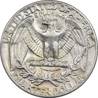 سکه کوارتر دلار 1973 واشنگتن - AU58 - آمریکا