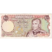 اسکناس 1000 ریال (یگانه - خوش کیش) - تک - AU50 - محمد رضا شاه