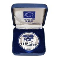 مدال نقره یادبود المپیک آتن 2004 - ژیمناستیک - PF69 - یونان