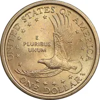 سکه یک دلار 2000P ساکاگاوا (دختر سرخپوست) - MS62 - آمریکا