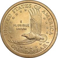 سکه یک دلار 2000P ساکاگاوا (دختر سرخپوست) - MS62 - آمریکا