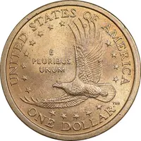 سکه یک دلار 2000D ساکاگاوا (دختر سرخپوست) - MS62 - آمریکا