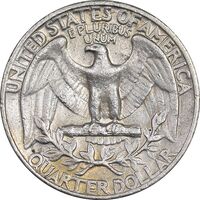 سکه کوارتر دلار 1966 واشنگتن - EF40 - آمریکا