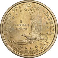 سکه یک دلار 2000P ساکاگاوا (دختر سرخپوست) - MS61 - آمریکا