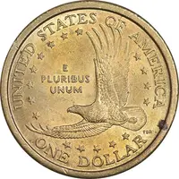 سکه یک دلار 2000P ساکاگاوا (دختر سرخپوست) - MS61 - آمریکا