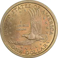 سکه یک دلار 2000P ساکاگاوا (دختر سرخپوست) - AU58 - آمریکا