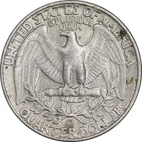 سکه کوارتر دلار 1986P واشنگتن - EF45 - آمریکا