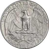 سکه کوارتر دلار 1973D واشنگتن - EF45 - آمریکا