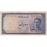 اسکناس 10 ریال سری سوم - تک - VF25 - محمد رضا شاه