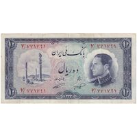 اسکناس 10 ریال 1333 - تک - EF45 - محمد رضا شاه