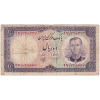 اسکناس 10 ریال 1340 - تک - F15 - محمد رضا شاه
