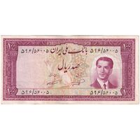 اسکناس 100 ریال کراواتی 1332 - تک - EF40 - محمد رضا شاه