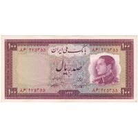 اسکناس 100 ریال 1333 - تک - AU50 - محمد رضا شاه