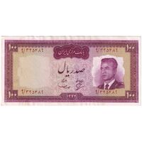 اسکناس 100 ریال 1342 - تک - AU53 - محمد رضا شاه