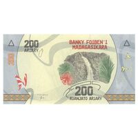 اسکناس 200 آریاری بدون تاریخ (2017) جمهوری چهارم - AHR - تک - UNC64 - ماداگاسکار