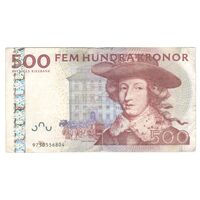 اسکناس 500 کرون 2009 کارل گوستاف شانزدهم - تک - VF30 - سوئد