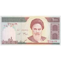 اسکناس 1000 ریال (جعفری - شیبانی) - تک - UNC64 - جمهوری اسلامی