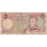 اسکناس 1000 ریال (انصاری - مهران) - تک - VF30 - محمد رضا شاه