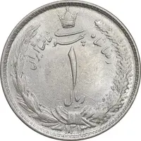 سکه 1 ریال 1313 - MS64 - رضا شاه