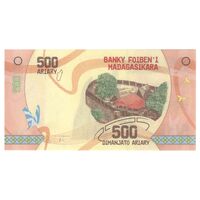 اسکناس 500 آریاری بدون تاریخ (2017) جمهوری چهارم - Rasolofondraibe - تک - UNC65 - ماداگاسکار
