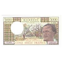اسکناس 5000 فرانک بدون تاریخ (1991-2005) جمهوری - DMH - تک - UNC65 - جیبوتی