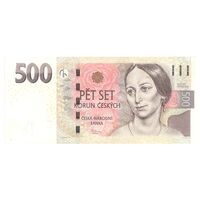 اسکناس 500 کرون 2009 جمهوری - تک - AU - جمهوری چک