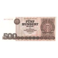 اسکناس 500 مارک 1985 جمهوری دموکراتیک - تک - UNC63 - آلمان