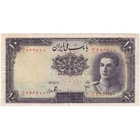 اسکناس 10 ریال سری اول - تک - VF20 - محمد رضا شاه