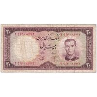 اسکناس 20 ریال 1340 - تک - VF20 - محمد رضا شاه