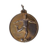 مدال آویز ورزشی طلا فوتبال - VF - محمد رضا شاه